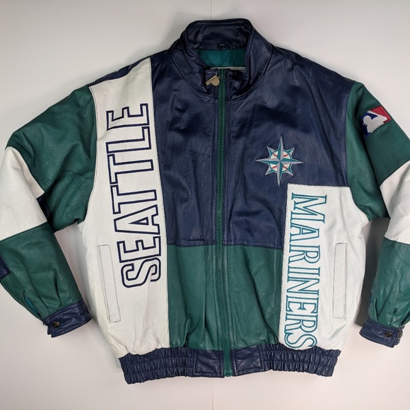 Vintage Seattle Mariners Leather Jacket 